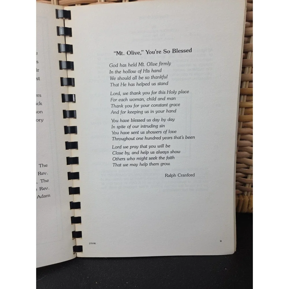 Mt. Olive Lutheran Church Newton NC Cookbook 1995‎ North Carolina
